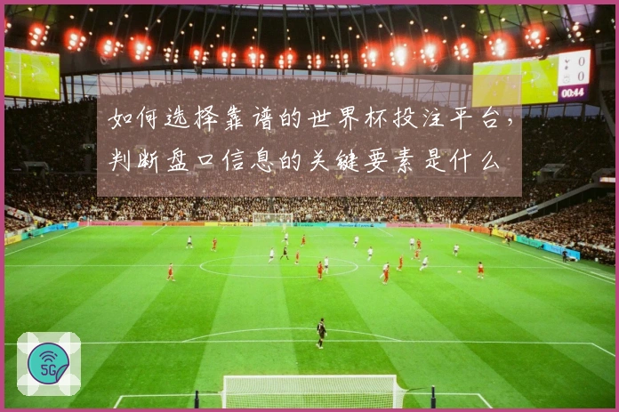 如何选择靠谱的世界杯投注平台，判断盘口信息的关键要素是什么
