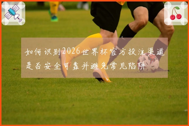 如何识别2026世界杯官方投注渠道是否安全可靠并避免常见陷阱